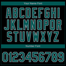 Laden Sie das Bild in den Galerie-Viewer, Custom Black Midnight Green-Gray 3D Philadelphia City Edition Fade Fashion Performance T-Shirt