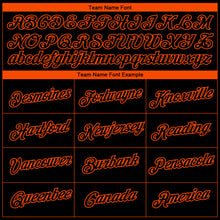 Load image into Gallery viewer, Custom Black Orange 3D Philadelphia City Edition Fade Fashion Performance T-Shirt