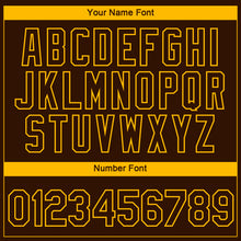 Laden Sie das Bild in den Galerie-Viewer, Custom Brown Gold 3D San Diego City Edition Fade Fashion Performance T-Shirt