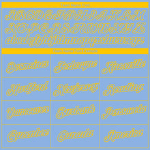 Load image into Gallery viewer, Custom Light Blue Yellow 3D Boston City Edition Fade Fashion Performance T-Shirt