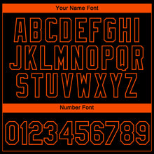 Загрузить изображение в средство просмотра галереи, Custom Black Orange 3D Baltimore City Edition Fade Fashion Performance T-Shirt