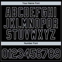 Charger l'image dans la galerie, Custom Black Silver 3D Oakland City Edition Fade Fashion Performance T-Shirt