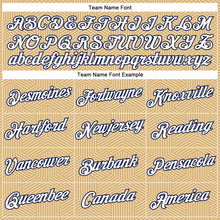 Загрузить изображение в средство просмотра галереи, Custom Stitched City Cream White Old Gold-Navy 3D Pattern Design Line Geometric Shape Sports Pullover Sweatshirt Hoodie