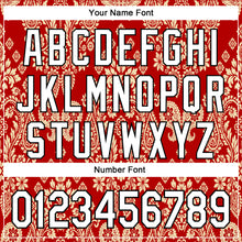 Charger l'image dans la galerie, Custom Stitched Red White Cream-Black 3D Pattern Design Ethnic Paisley Floral Bandana Sports Pullover Sweatshirt Hoodie