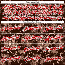Laden Sie das Bild in den Galerie-Viewer, Custom Stitched Brown Red-White 3D Pattern Design Ethnic Paisley Floral Bandana Sports Pullover Sweatshirt Hoodie
