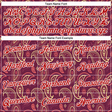 Charger l'image dans la galerie, Custom Stitched Crimson Red-White 3D Pattern Design Ethnic Paisley Floral Bandana Sports Pullover Sweatshirt Hoodie