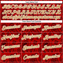 Charger l'image dans la galerie, Custom Stitched Red Old Gold-White 3D Pattern Design Ethnic Paisley Floral Bandana Sports Pullover Sweatshirt Hoodie