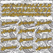 Load image into Gallery viewer, Custom Stitched White Gold-Navy 3D Pattern Design Ethnic Paisley Floral Bandana Sports Pullover Sweatshirt Hoodie