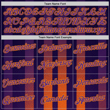 Загрузить изображение в средство просмотра галереи, Custom Purple Orange-Bay Orange 3D Pattern Design Sunset Gradient Stripe Sportswear Performance T-Shirt