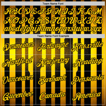 Load image into Gallery viewer, Custom Black Yellow 3D Pattern Design Germany Stripe Sportswear Performance T-Shirt