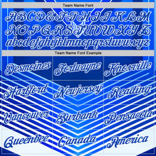 Charger l'image dans la galerie, Custom Blue Thunder Blue-White 3D Pattern Design Argentina Arrow Sportswear Performance T-Shirt