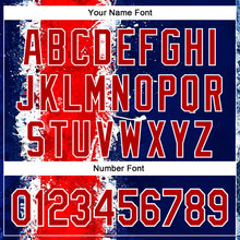 Загрузить изображение в средство просмотра галереи, Custom Stitched Blue Red-White 3D Pattern Design American Inspired Graffiti Splash Sportswear Pullover Sweatshirt Hoodie