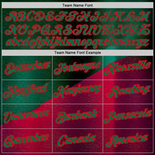 Charger l'image dans la galerie, Custom Stitched Green Kelly Green-Red 3D Pattern Design Mexico Abstract Sportswear Pullover Sweatshirt Hoodie