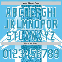 Загрузить изображение в средство просмотра галереи, Custom Stitched Blue Panther Blue-White 3D Pattern Design Argentine Inspired Geometric Shape Sportswear Pullover Sweatshirt Hoodie