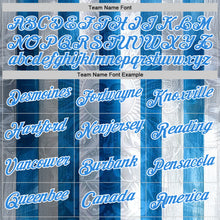 Charger l'image dans la galerie, Custom Stitched Blue Powder Blue-White 3D Pattern Design Argentine Inspired Sun And Moon Sportswear Pullover Sweatshirt Hoodie