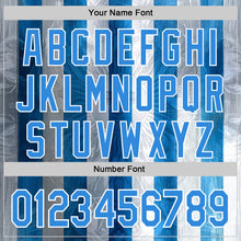 Charger l'image dans la galerie, Custom Stitched Blue Powder Blue-White 3D Pattern Design Argentine Inspired Sun And Moon Sportswear Pullover Sweatshirt Hoodie