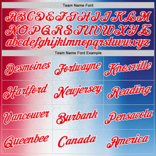 Charger l'image dans la galerie, Custom Stitched White Fire Red-Blue 3D Pattern Design American Inspired Gradien Geometric Honeycomb Shape Sportswear Pullover Sweatshirt Hoodie