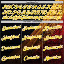 Charger l'image dans la galerie, Custom Stitched Black Yellow-White 3D Pattern Design Germany Inspired Tribal Sportswear Pullover Sweatshirt Hoodie