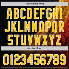 Charger l'image dans la galerie, Custom Stitched Black Yellow-White 3D Pattern Design Germany Inspired Tribal Sportswear Pullover Sweatshirt Hoodie