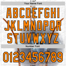 Загрузить изображение в средство просмотра галереи, Custom White Bay Orange Gray-Black 3D Halloween Spooky Pumpkin Authentic Baseball Jersey