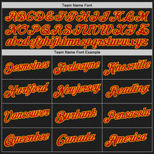 Загрузить изображение в средство просмотра галереи, Custom Stitched Black Red-Gold 3D Pattern Design Abstract Brush Stroke Sports Pullover Sweatshirt Hoodie