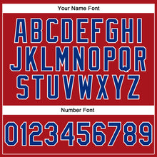 Charger l'image dans la galerie, Custom Stitched Red Royal-White 3D Pattern Design Abstract Brush Stroke Sports Pullover Sweatshirt Hoodie