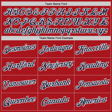 Загрузить изображение в средство просмотра галереи, Custom Stitched Red Navy-White 3D Pattern Design Abstract Brush Stroke Sports Pullover Sweatshirt Hoodie