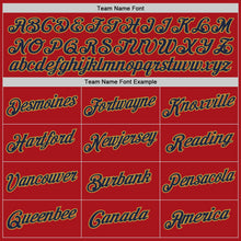 Charger l'image dans la galerie, Custom Stitched Red Navy-Old Gold 3D Pattern Design Abstract Brush Stroke Sports Pullover Sweatshirt Hoodie