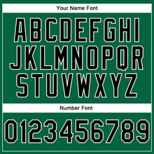 Загрузить изображение в средство просмотра галереи, Custom Stitched Kelly Green Black-White 3D Pattern Design Abstract Brush Stroke Sports Pullover Sweatshirt Hoodie