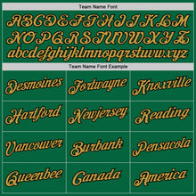 Загрузить изображение в средство просмотра галереи, Custom Stitched Kelly Green Old Gold-Black 3D Pattern Design Abstract Brush Stroke Sports Pullover Sweatshirt Hoodie