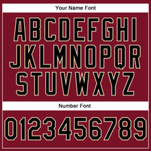 Laden Sie das Bild in den Galerie-Viewer, Custom Stitched Crimson Black-Cream 3D Pattern Design Abstract Brush Stroke Sports Pullover Sweatshirt Hoodie