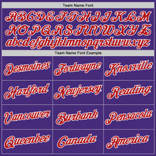 Загрузить изображение в средство просмотра галереи, Custom Stitched Purple Red-White 3D Pattern Design Abstract Brush Stroke Sports Pullover Sweatshirt Hoodie