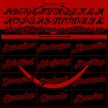 Загрузить изображение в средство просмотра галереи, Custom Stitched Black Red 3D Pattern Design Line Sports Pullover Sweatshirt Hoodie