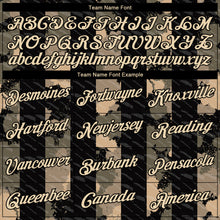 Load image into Gallery viewer, Custom Stitched Black City Cream 3D Pattern Design Line Sports Pullover Sweatshirt Hoodie