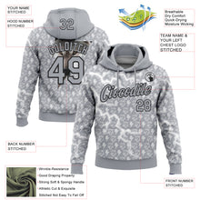 Загрузить изображение в средство просмотра галереи, Custom Stitched Gray White-Black 3D Pattern Design Lightning Sports Pullover Sweatshirt Hoodie