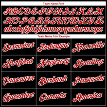 Загрузить изображение в средство просмотра галереи, Custom Stitched Black Red-White 3D Pattern Design Line Sports Pullover Sweatshirt Hoodie