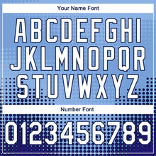 Load image into Gallery viewer, Custom Stitched Light Blue White Navy-Black 3D Pattern Design Modern Polka Dot Sports Pullover Sweatshirt Hoodie