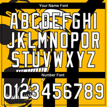 Laden Sie das Bild in den Galerie-Viewer, Custom Stitched Black White-Gold 3D Pattern Design Animal Sports Pullover Sweatshirt Hoodie