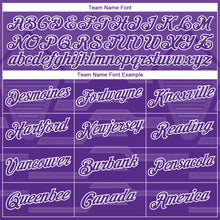 Загрузить изображение в средство просмотра галереи, Custom Stitched Purple White 3D Pattern Design Geometric Shape Sports Pullover Sweatshirt Hoodie