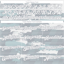 Загрузить изображение в средство просмотра галереи, Custom Stitched Gray White 3D Pattern Design Line Sports Pullover Sweatshirt Hoodie