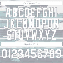 Загрузить изображение в средство просмотра галереи, Custom Stitched Gray White 3D Pattern Design Line Sports Pullover Sweatshirt Hoodie