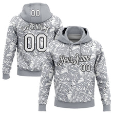 Загрузить изображение в средство просмотра галереи, Custom Stitched Gray White-Black 3D Pattern Design Grunge Art Sports Pullover Sweatshirt Hoodie