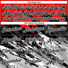 Загрузить изображение в средство просмотра галереи, Custom Stitched Black Red-White 3D Pattern Design Splash Sports Pullover Sweatshirt Hoodie