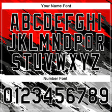 Загрузить изображение в средство просмотра галереи, Custom Stitched Black Red-White 3D Pattern Design Splash Sports Pullover Sweatshirt Hoodie