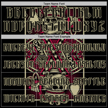 Load image into Gallery viewer, Custom Black Gold 3D Skull Poker Playing Card Sports Pullover Sweatshirt Hoodie