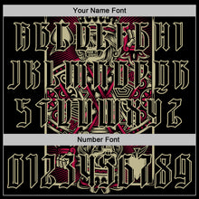 Load image into Gallery viewer, Custom Black Gold 3D Skull Poker Playing Card Sports Pullover Sweatshirt Hoodie