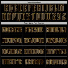 Load image into Gallery viewer, Custom Black Old Gold 3D Skull Poker Playing Card Vintage Sports Pullover Sweatshirt Hoodie