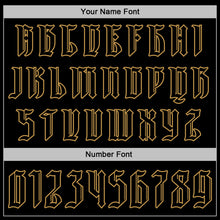 Load image into Gallery viewer, Custom Black Old Gold 3D Skull Poker Playing Card Vintage Sports Pullover Sweatshirt Hoodie