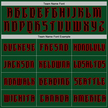 Load image into Gallery viewer, Custom Green Black-Red 3D Skull Roses Revolvers Gothic Sports Pullover Sweatshirt Hoodie