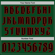 Load image into Gallery viewer, Custom Green Black-Red 3D Skull Roses Revolvers Gothic Sports Pullover Sweatshirt Hoodie